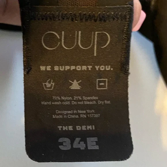 CUUP Black Demi Underwire Bra - Picture 8 of 8